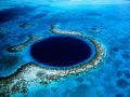 Blue Hole (dosłownie z ang. Błękitna Dziura) to wielka rozpadlina (jaskinia morska) rafy koralowejw Morzu Karaibskim. Oddalony jest od Belize City o około 80 km w głąb morza, pośrodku atoluLighthouse Reef. Jest widoczny z kosmosu a swoją popularność zyskał dzięki filmom telewizyjnym i prezentacjom wypraw morskich Jacques Cousteau. Obecnie stanowi ona wielką atrakcję dla nurków i tych którzy pragną podziwiać podwodny świat. Można się tu udać na całodniową wyprawę, które są organizowane z Belize City czy z wyspy Ambergris Cay.
Blue Hole ma postać morskiej studni o głębokości ponad 140 m i średnicy 300 m w całości zalane przez wodę. Został objęty patronatem UNESCO.